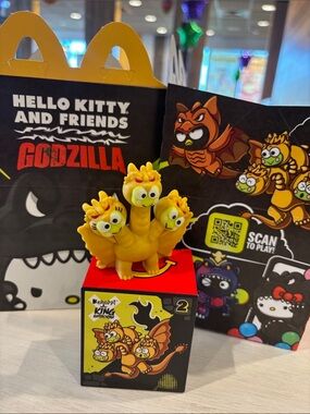Godzilla Yellow Keroppi Sanrio  Kids Toy